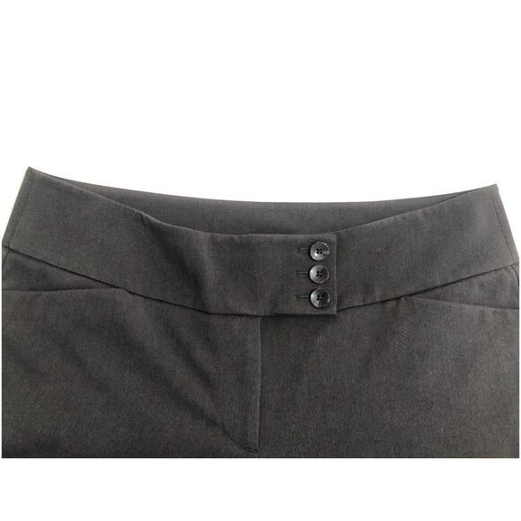 Ann Taylor Signature Pants Size 12 Flare Buttons Office Work Bottoms - Picture 3 of 9